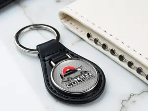 Subaru Personalised Leather Keychain High-End Force Max